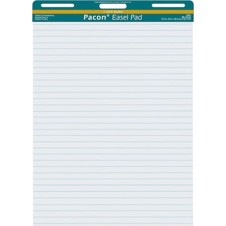 Pacon Pad, Easel, 1Ruld, 27X34, 50Sh Pk PAC3386